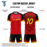 Flames Soccer Jersey custom content